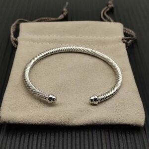 David Yurman  Silver Twist Bracelet